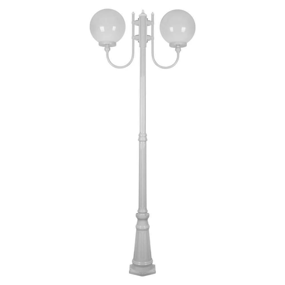 Domus GT-621 Lisbon - Twin 30cm Spheres Curved Arms Tall Post Light-Domus Lighting-Ozlighting.com.au