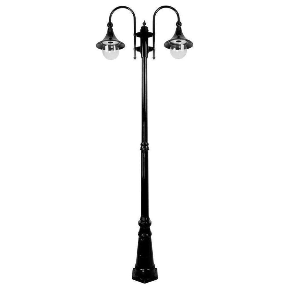 Domus GT-662 Monaco - Twin Head Tall Post-Domus Lighting-Ozlighting.com.au