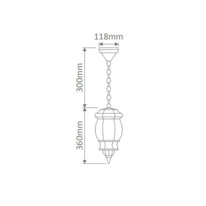 Domus GT-670 Vienna - Exterior Pendant Light-Domus Lighting-Ozlighting.com.au