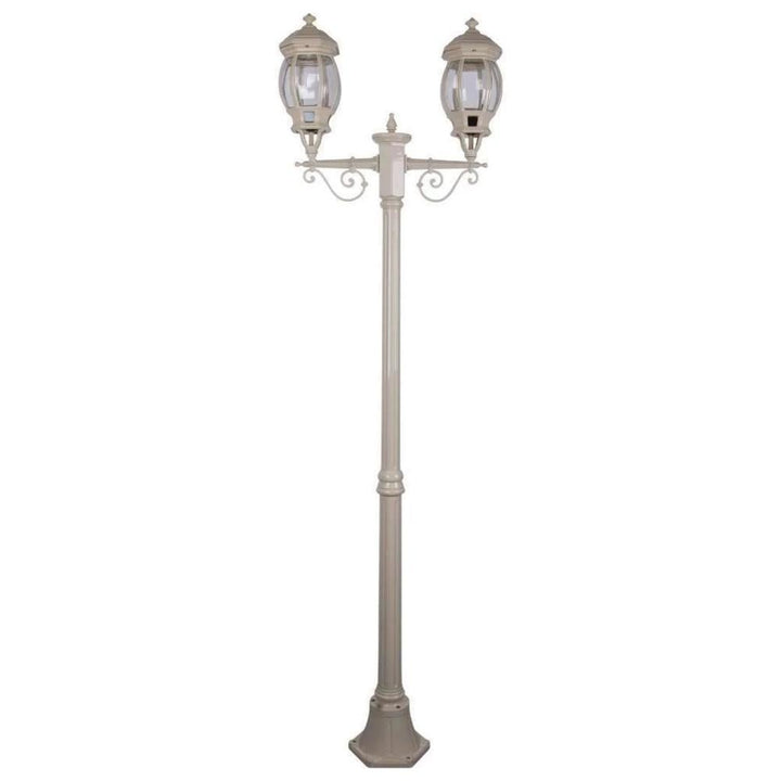 Domus GT-677 Vienna - Twin Head Medium Post Light-Domus Lighting-Ozlighting.com.au