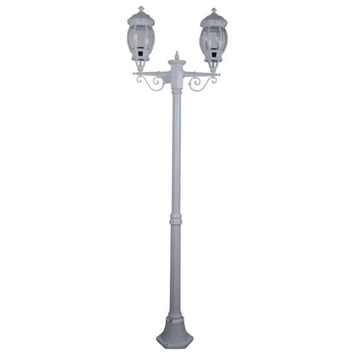 Domus GT-677 Vienna - Twin Head Medium Post Light-Domus Lighting-Ozlighting.com.au