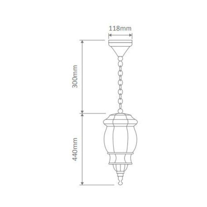 Domus GT-690 Vienna Large - Exterior Pendant Light-Domus Lighting-Ozlighting.com.au