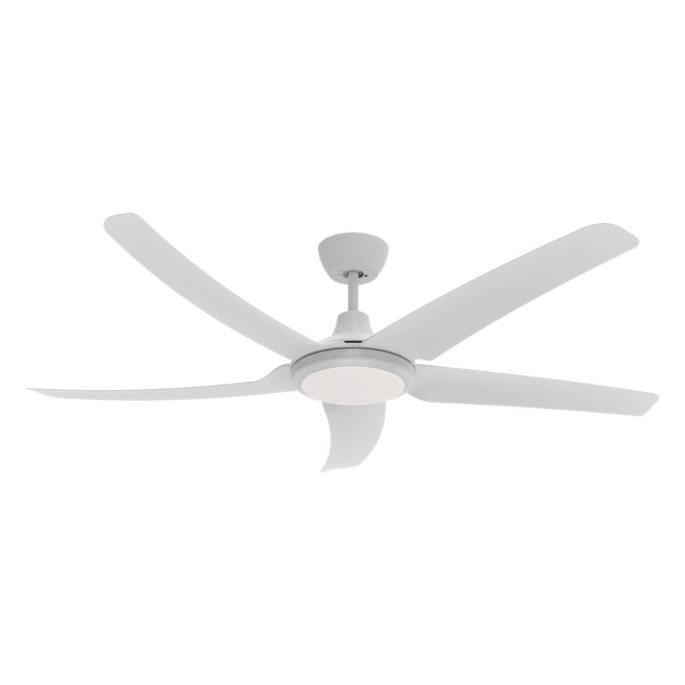 Domus HOVER-56-LIGHT - 5 Blade 56" 1420mm DC Ceiling Fan with Switchable CCT LED Light-Domus Lighting-Ozlighting.com.au