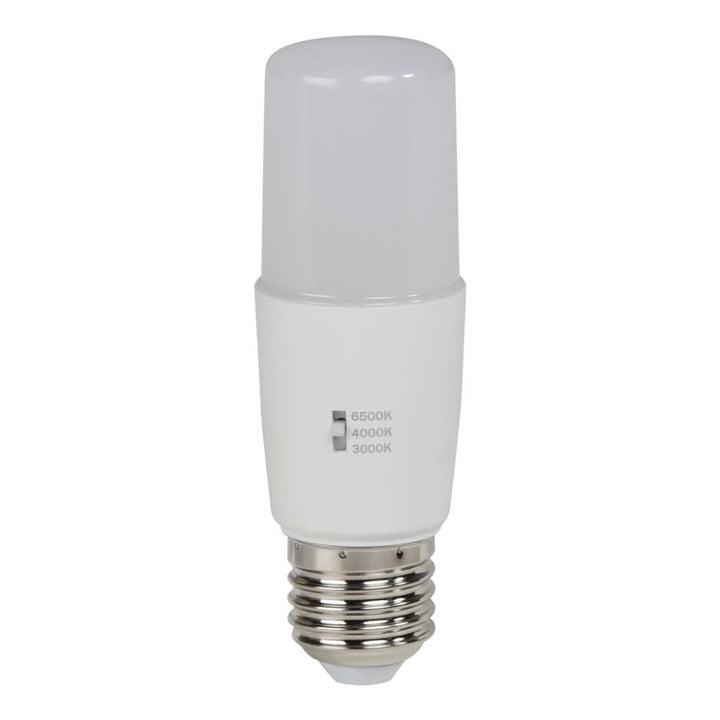 Domus KEY-T40 - 8W LED Tri-Colour Dimmable Tubular T40 Frosted Globe - B22/E27-Domus Lighting-Ozlighting.com.au