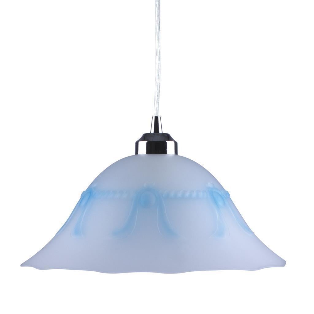 Domus LACE-GLASS - 1 Light Art Deco 300mm/360mm/420mm Glass Pendant-Domus Lighting-Ozlighting.com.au