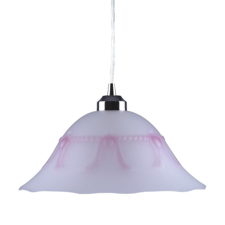 Domus LACE-GLASS - 1 Light Art Deco 300mm/360mm/420mm Glass Pendant-Domus Lighting-Ozlighting.com.au