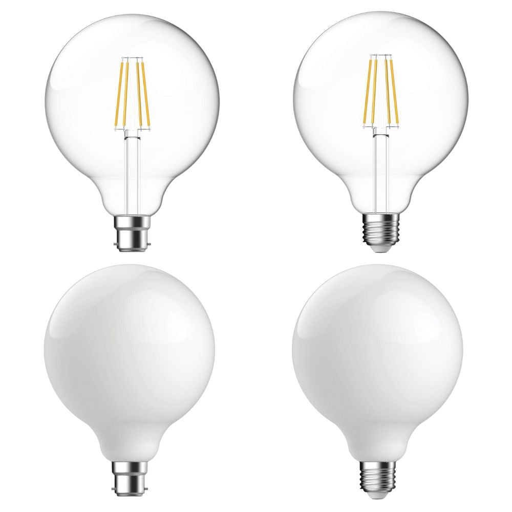 Domus LF-G120 - 7.8W LED Dimmable G120 Spherical Shape Filament Glass Globe - B22/E27-Domus Lighting-Ozlighting.com.au