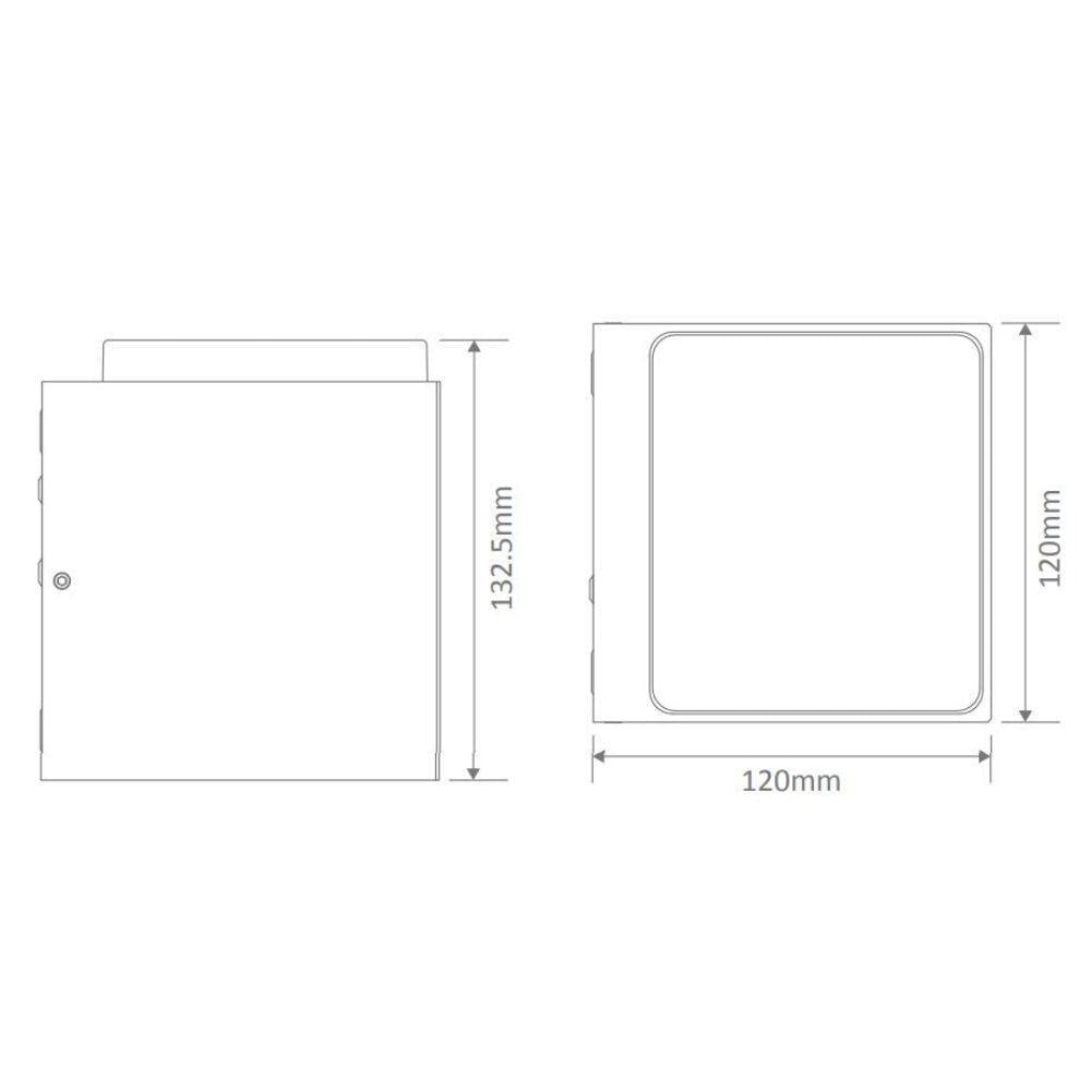 Domus MOJO-10 - 10W LED Modern Exterior Down Only Wall Light IP65-Domus Lighting-Ozlighting.com.au