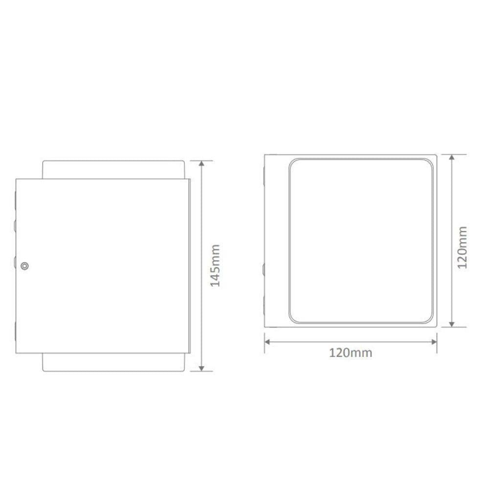 Domus MOJO-20 - 2x10W LED Modern Exterior Up/Down Wall Light IP65-Domus Lighting-Ozlighting.com.au