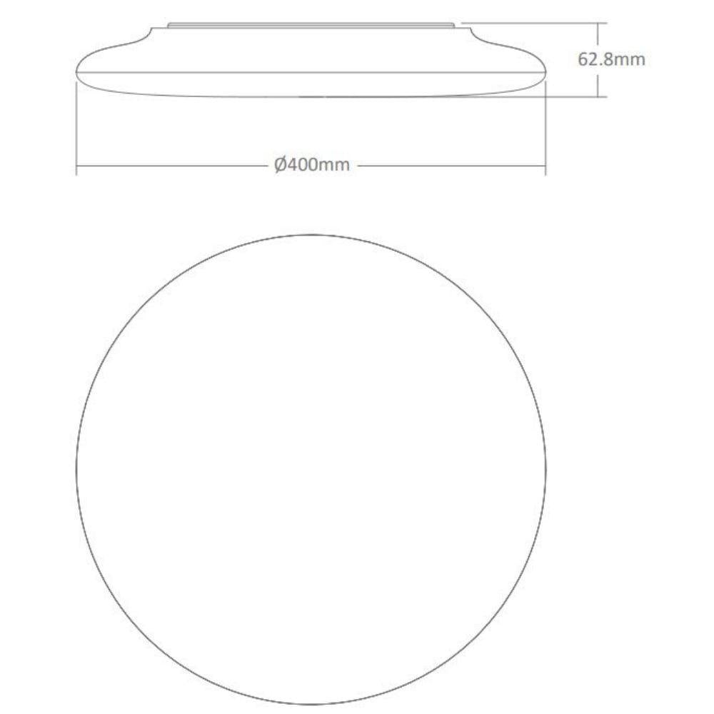 Domus MONDO - 20W/30W Round Colour Switchable LED Ceiling Light IP44 - TRIO-Domus Lighting-Ozlighting.com.au