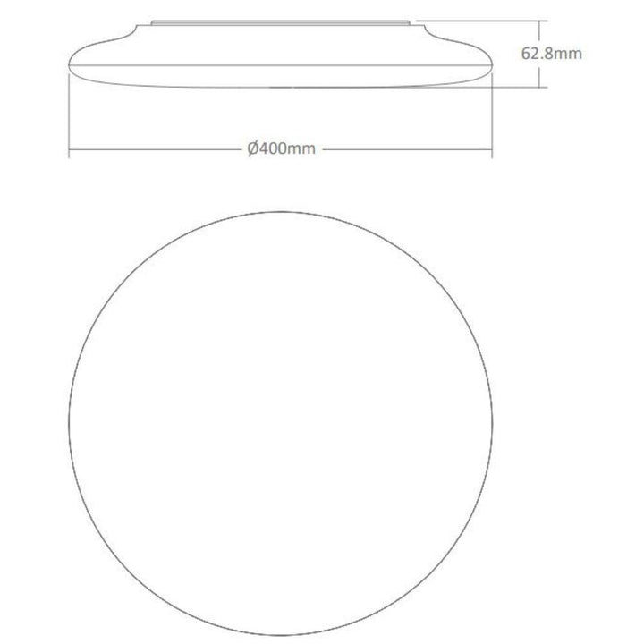 Domus MONDO - 20W/30W Round Colour Switchable LED Ceiling Light IP44 - TRIO-Domus Lighting-Ozlighting.com.au