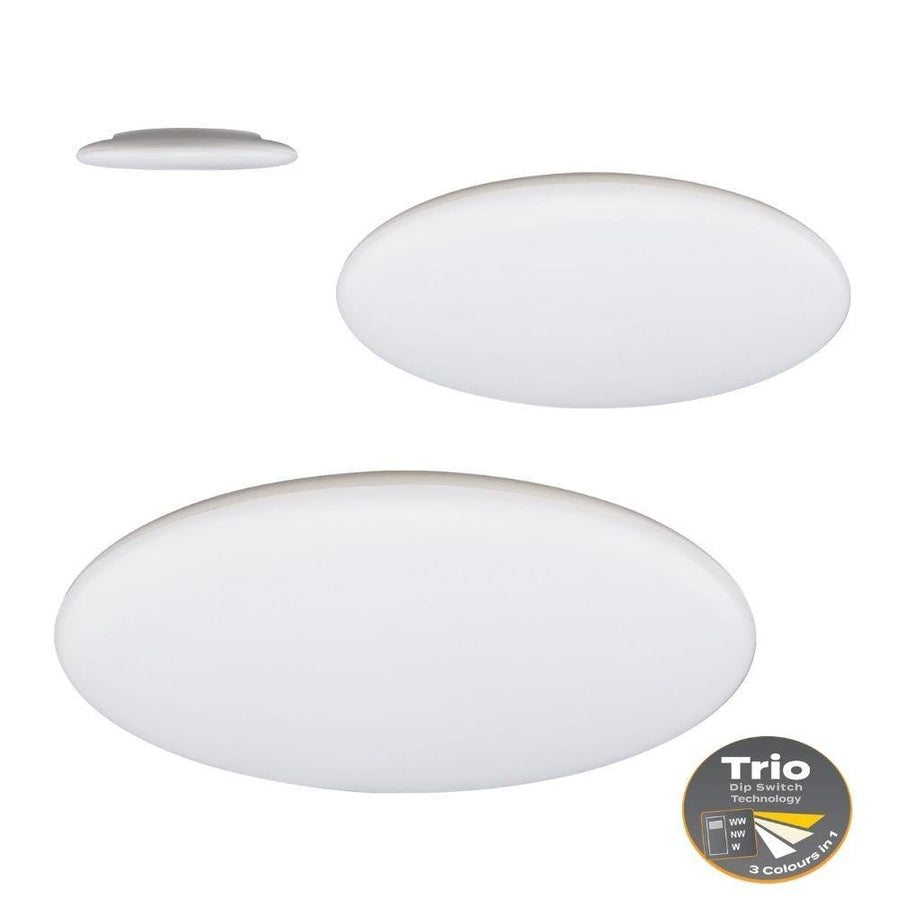 Domus MONDO - 20W/30W Round Colour Switchable LED Ceiling Light IP44 - TRIO-Domus Lighting-Ozlighting.com.au