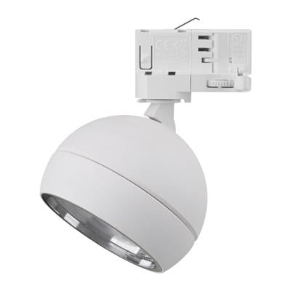 Domus MOON-TRK - 6/9W LED 3-Circuit Power/Tri-Colour Switchable Dimmable Adjustable Track Mounted Head Spot Light-Domus Lighting-Ozlighting.com.au