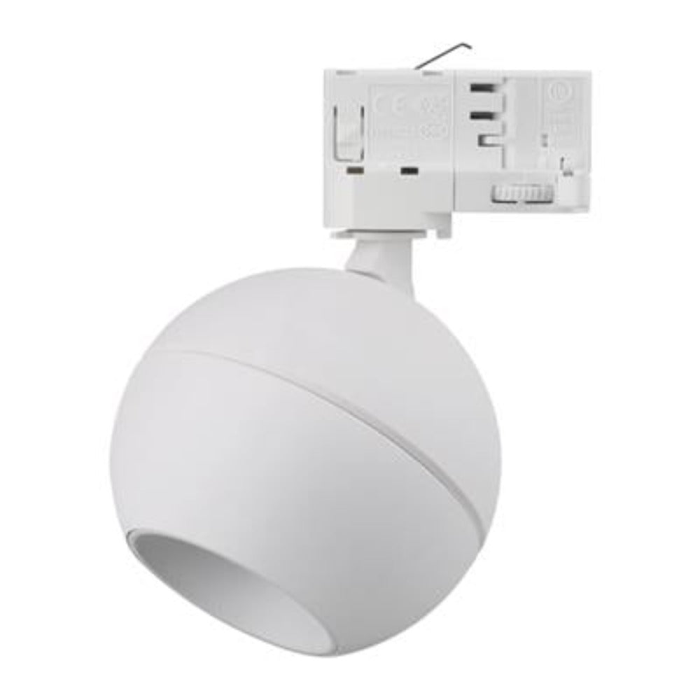 Domus MOON-TRK - 6/9W LED 3-Circuit Power/Tri-Colour Switchable Dimmable Adjustable Track Mounted Head Spot Light-Domus Lighting-Ozlighting.com.au