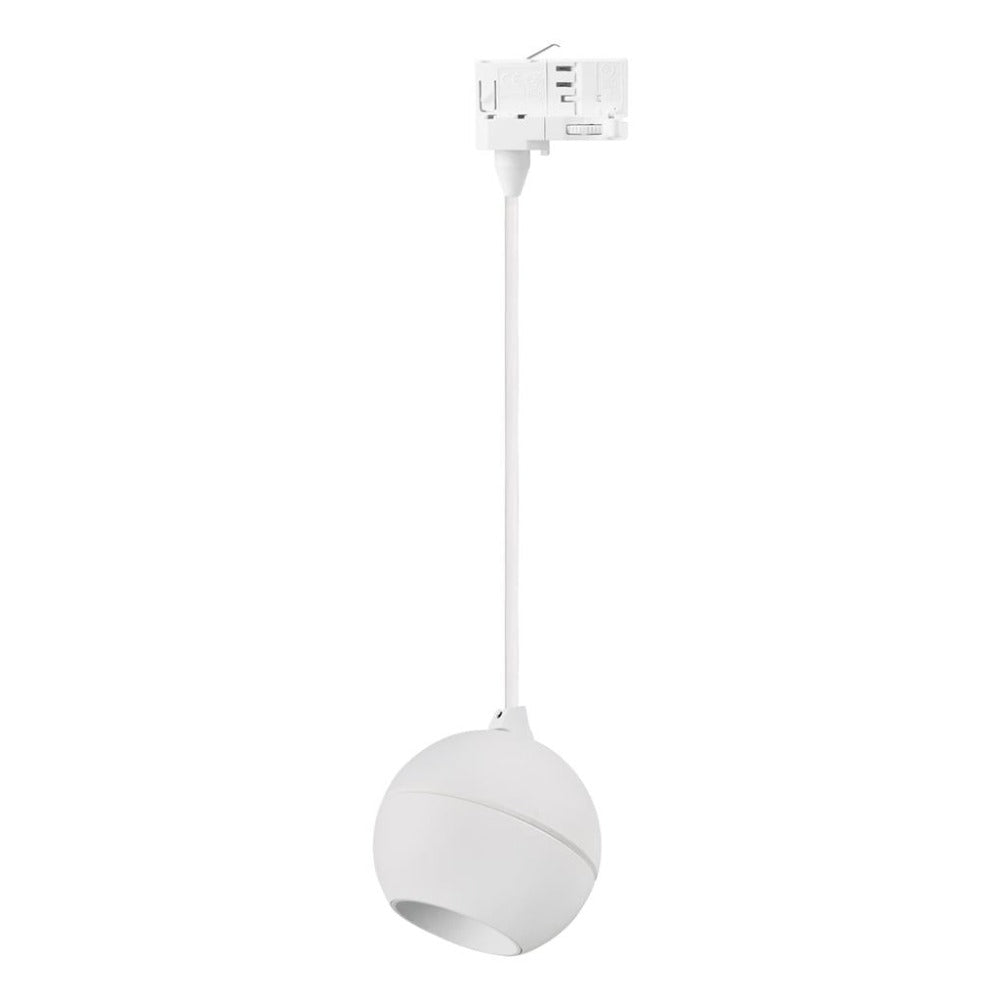 Domus MOON-TRK-PDT - 6/9W LED Power/Tri-Colour Switchable Dimmable Track Head Pendant-Domus Lighting-Ozlighting.com.au