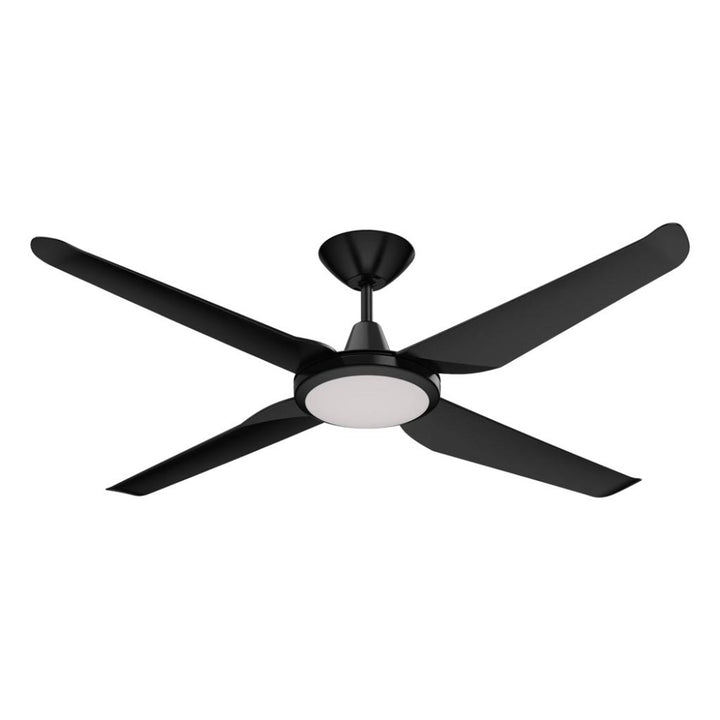 Domus MOTION-52-LIGHT - 4 Blade 52" 1320mm DC Ceiling Fan with Switchable CCT LED Light-Domus Lighting-Ozlighting.com.au