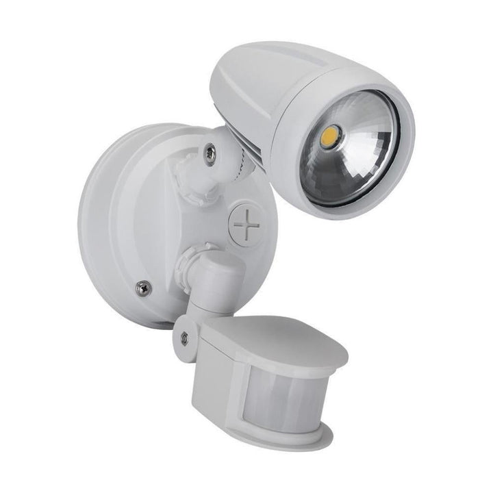 Domus MURO-13S - 13W LED Single Head Exterior Spotlight With Sensor IP44 5000K-Domus Lighting-Ozlighting.com.au