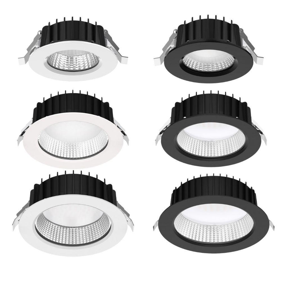 Domus NEO-PRO-REC-DALI - DALI Dimmable 13W/25W/35W LED Colour Switchable Recessed Downlight IP65-Domus Lighting-Ozlighting.com.au