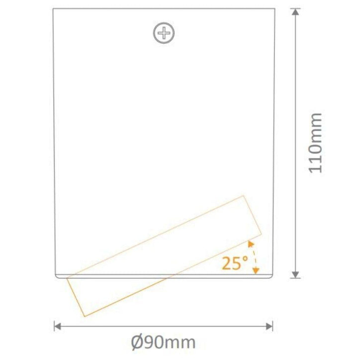 Domus NEO-SM-TILT-TRIO - 10W/20W LED Tri-Colour Dimmable Tiltable Surface Mount Downlight-Domus Lighting-Ozlighting.com.au