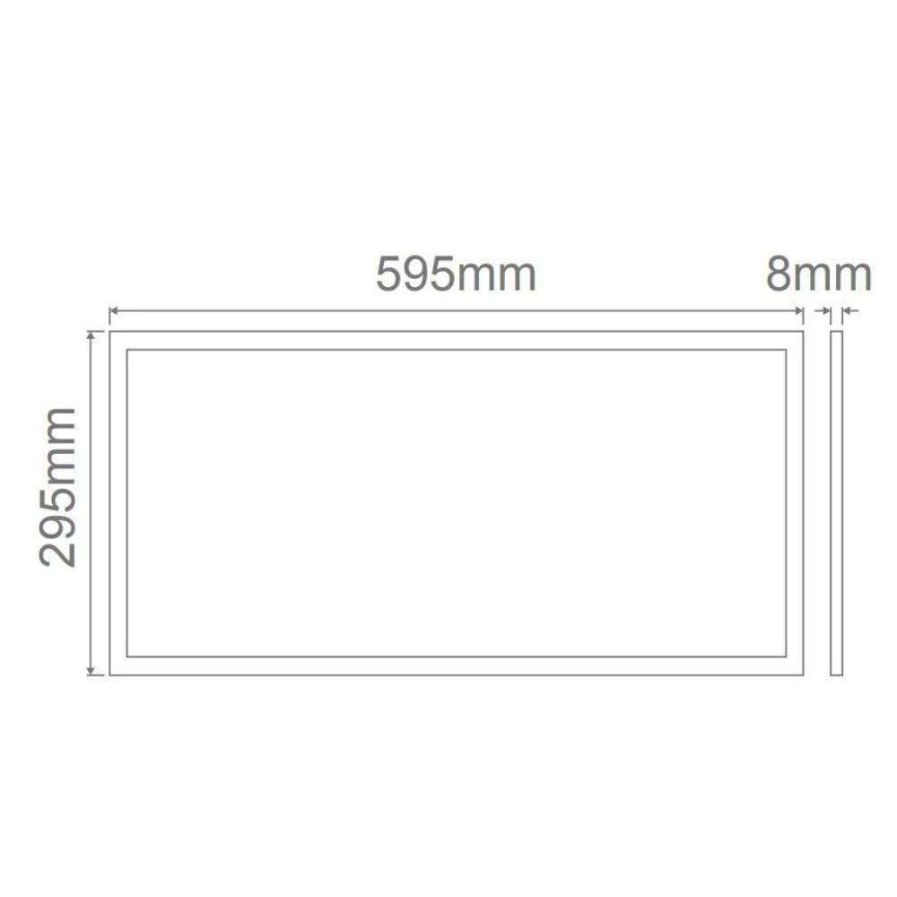 Domus PANEL-306-TRIO - 25W LED Tri-Colour 300x600mm Edgelit Panel Troffer Light-Domus Lighting-Ozlighting.com.au