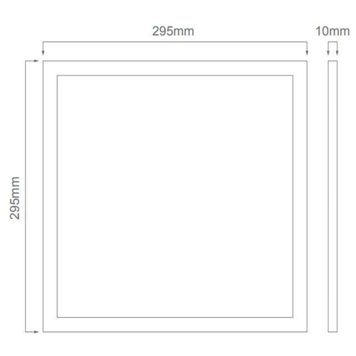 Domus PANEL-TRIM-303 - 330x330mm Recessed Panel Trim Satin White-Domus Lighting-Ozlighting.com.au