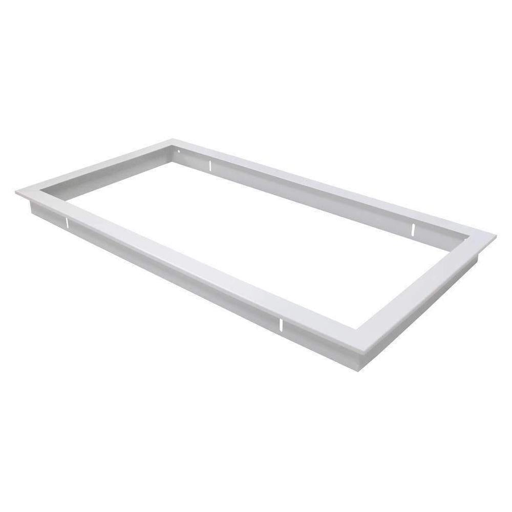 Domus PANEL-TRIM-306 - 630x330mm Recessed Panel Trim Satin White-Domus Lighting-Ozlighting.com.au