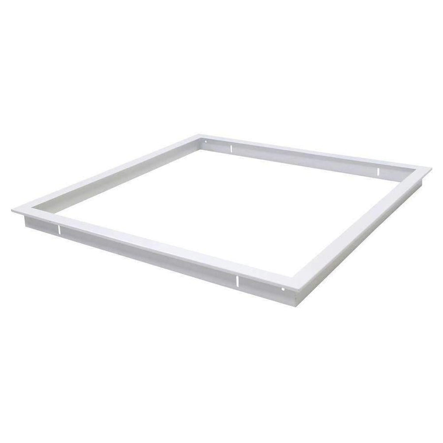 Domus PANEL-TRIM-606 - 630x630mm Recessed Panel Trim Satin White-Domus Lighting-Ozlighting.com.au