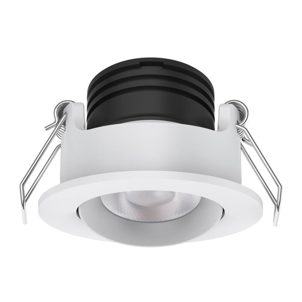 Domus PICO-3-TILT-DALI - DALI Dimmable 3W Mini Round LED Tiltable Tricolour Downlight IP40-Domus Lighting-Ozlighting.com.au