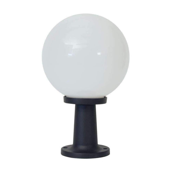 Domus POLYMOUNT - 250mm Polycarbonate Pillar Mount Light Black-Domus Lighting-Ozlighting.com.au