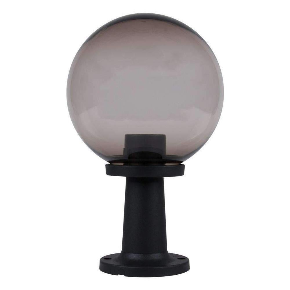 Domus POLYMOUNT - 250mm Polycarbonate Pillar Mount Light Black-Domus Lighting-Ozlighting.com.au