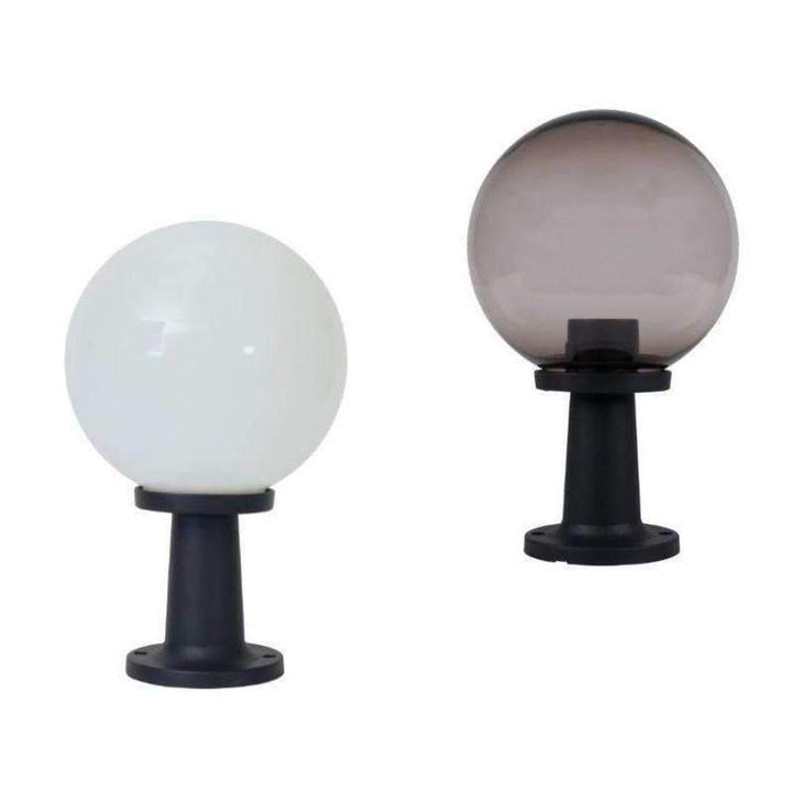 Domus POLYMOUNT - 250mm Polycarbonate Pillar Mount Light Black-Domus Lighting-Ozlighting.com.au