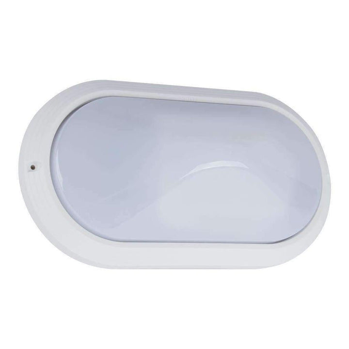 Domus POLYRING-SML-PLN - Oval Small Plain Fascia Polycarbonate Wall Light-Domus Lighting-Ozlighting.com.au