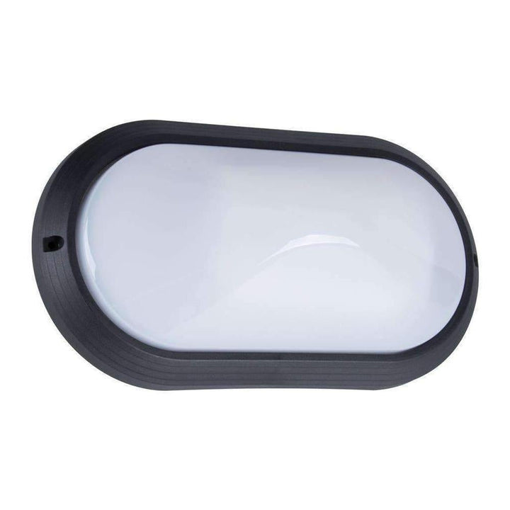 Domus POLYRING-SML-PLN - Oval Small Plain Fascia Polycarbonate Wall Light-Domus Lighting-Ozlighting.com.au