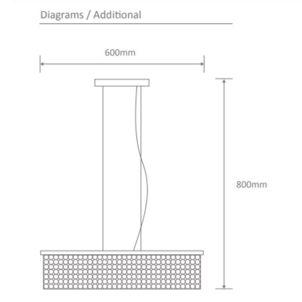 Domus RAINBOW LED Crystal Pendant-Domus Lighting-Ozlighting.com.au