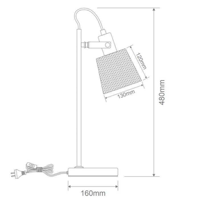 Domus RUSTICA-DL - Desk Lamp-Domus Lighting-Ozlighting.com.au