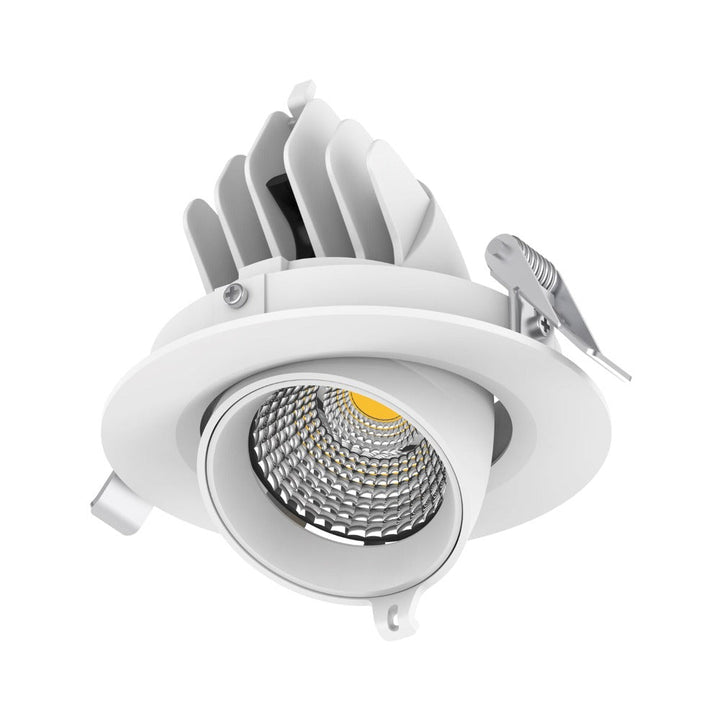 Domus SCOOP-13-TRIO - 13W LED Tri-Colour Dimmable Scoop Adjustable Downlight IP20-Domus Lighting-Ozlighting.com.au