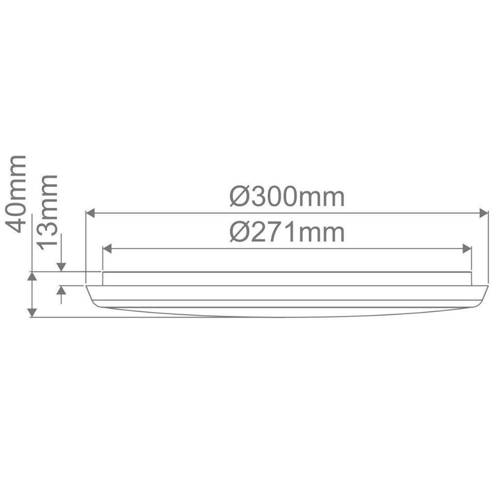 Domus SOLAR-TRIO - 200/300/400 Colour Switchable LED Ceiling Light IP54 - TRIO-Domus Lighting-Ozlighting.com.au