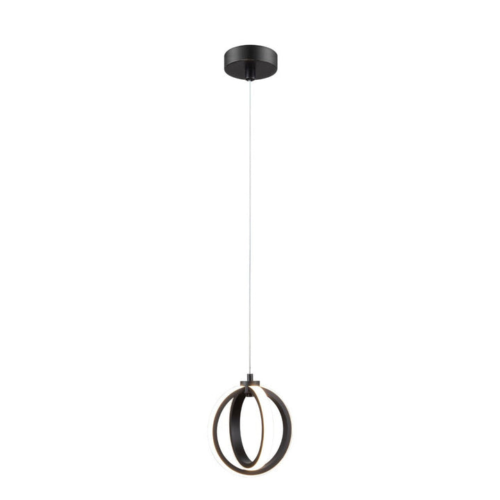 Domus SPIN-PDT - 12W LED Tri-Colour Dimmable Spherical Ring Pendant - TRIO-Domus Lighting-Ozlighting.com.au