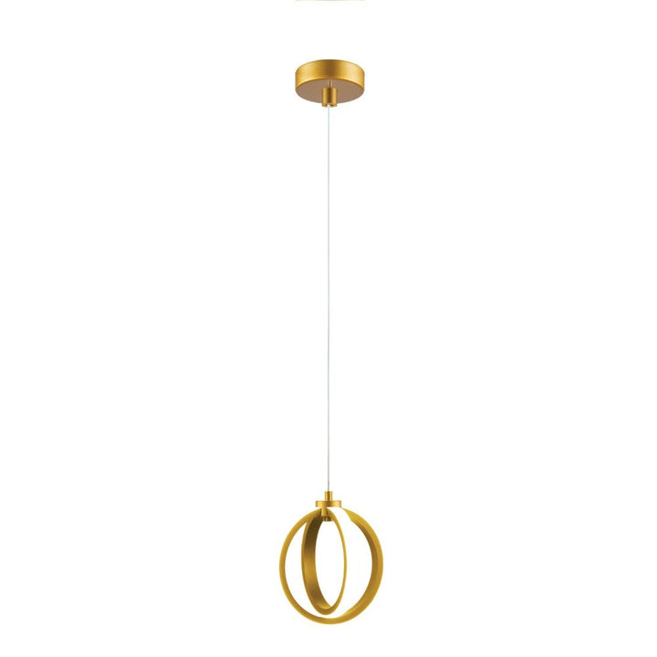 Domus SPIN-PDT - 12W LED Tri-Colour Dimmable Spherical Ring Pendant - TRIO-Domus Lighting-Ozlighting.com.au