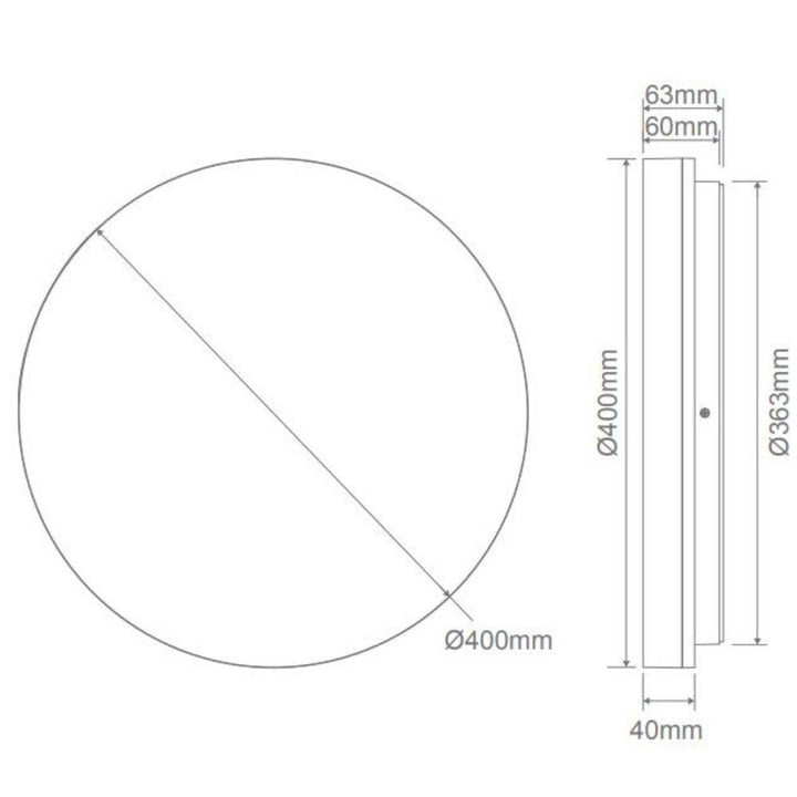 Domus SUNSET - 15W/25W/35W Colour Switchable LED Ceiling Light IP54 - TRIO-Domus Lighting-Ozlighting.com.au