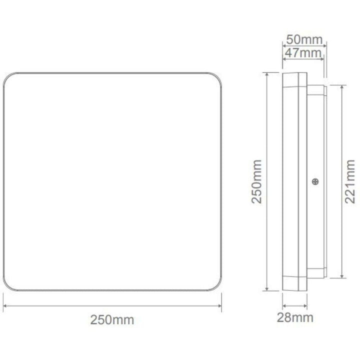 Domus SUNSET - 15W/25W/35W Colour Switchable LED Ceiling Light IP54 - TRIO-Domus Lighting-Ozlighting.com.au