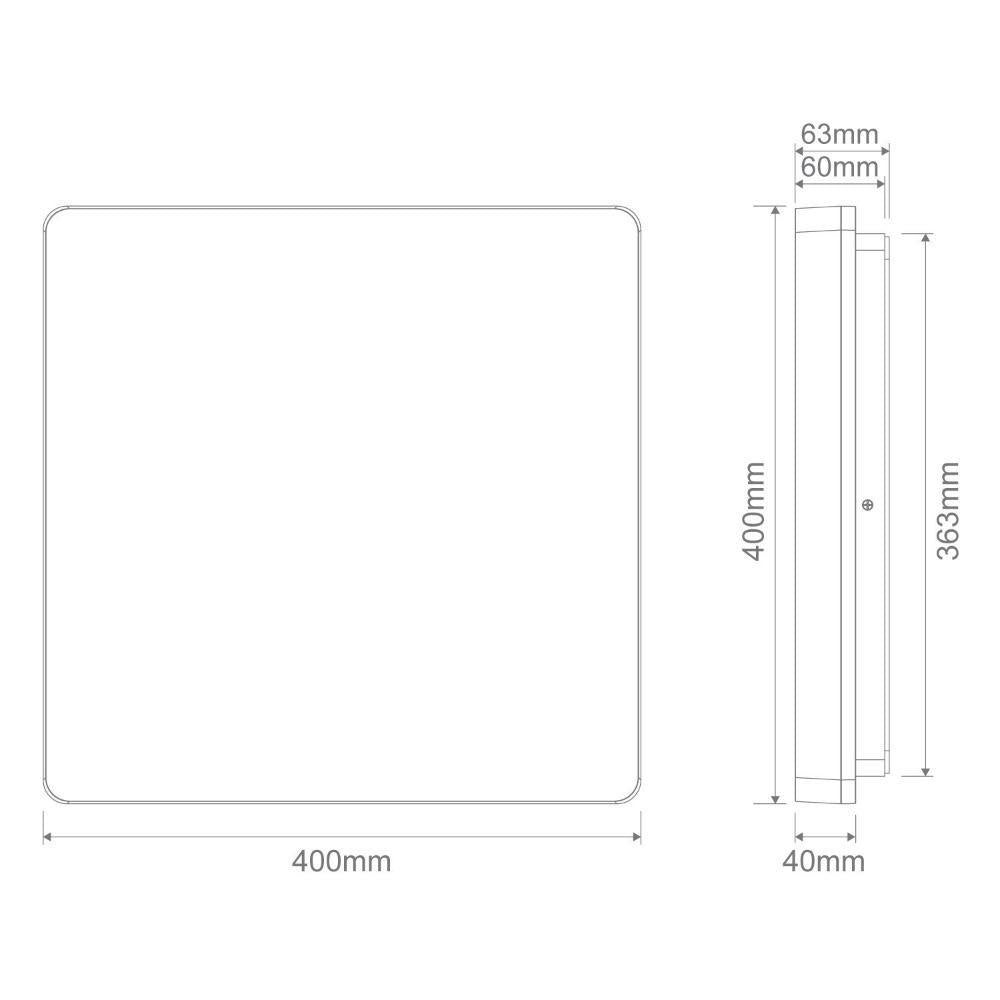 Domus SUNSET - 15W/25W/35W Colour Switchable LED Ceiling Light IP54 - TRIO-Domus Lighting-Ozlighting.com.au