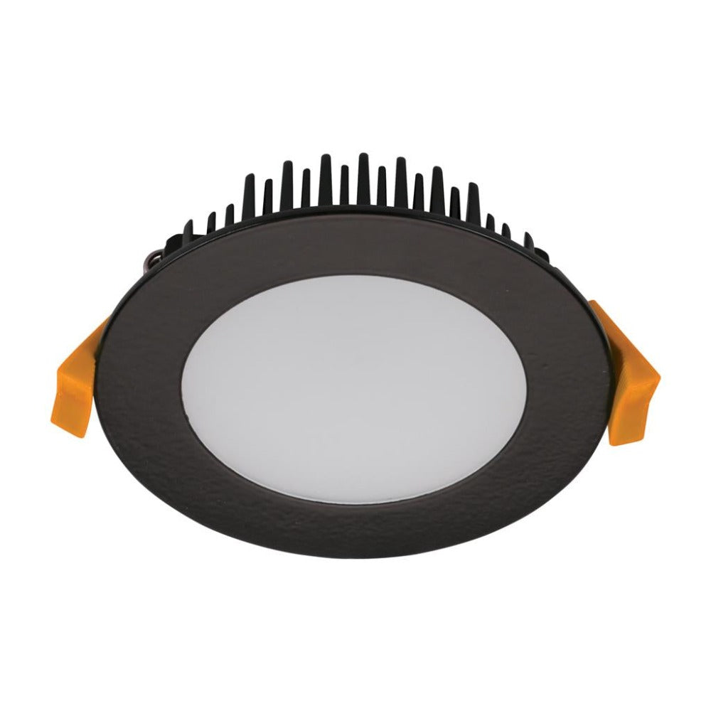 Domus TEK-13-DALI - DALI Dimmable 13W LED Tri-Colour Round Flat Face Downlight IP44-Domus Lighting-Ozlighting.com.au