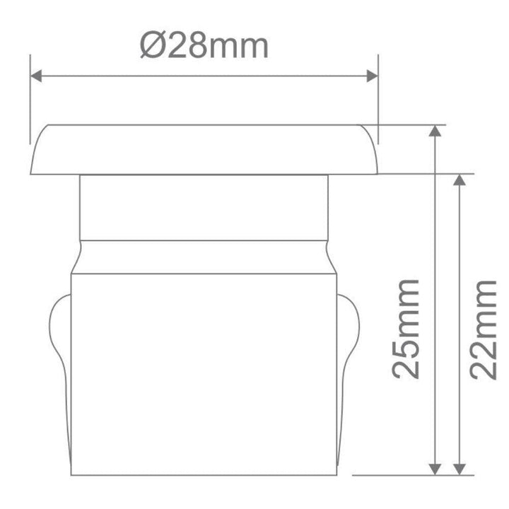 Domus VIVID-1 - Single Head Only to suit VIVID-5 - Stainless Steel-Domus Lighting-Ozlighting.com.au