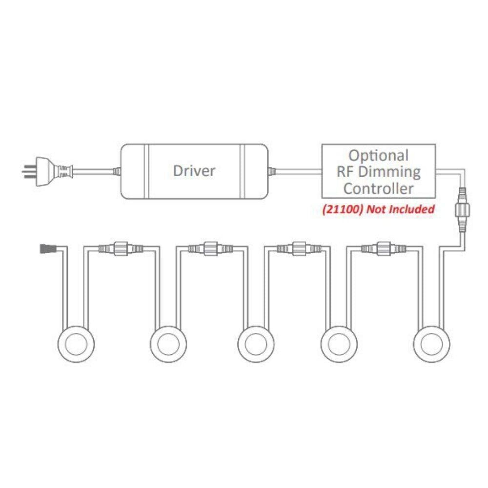 Domus VIVID-1 - Single Head Only to suit VIVID-5 - Stainless Steel-Domus Lighting-Ozlighting.com.au