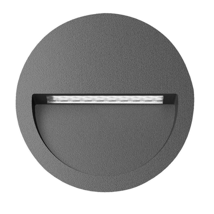 Domus ZAC-4-RND - 4W 12V DC LED Exterior Round Recessed Step Light IP65 - DRIVER REQUIRED-Domus Lighting-Ozlighting.com.au