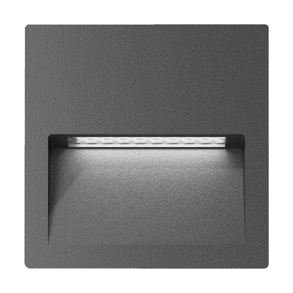 Domus ZAC-4-SQR - 4W 12V DC LED Exterior Square Recessed Step Light IP65 - DRIVER REQUIRED-Domus Lighting-Ozlighting.com.au