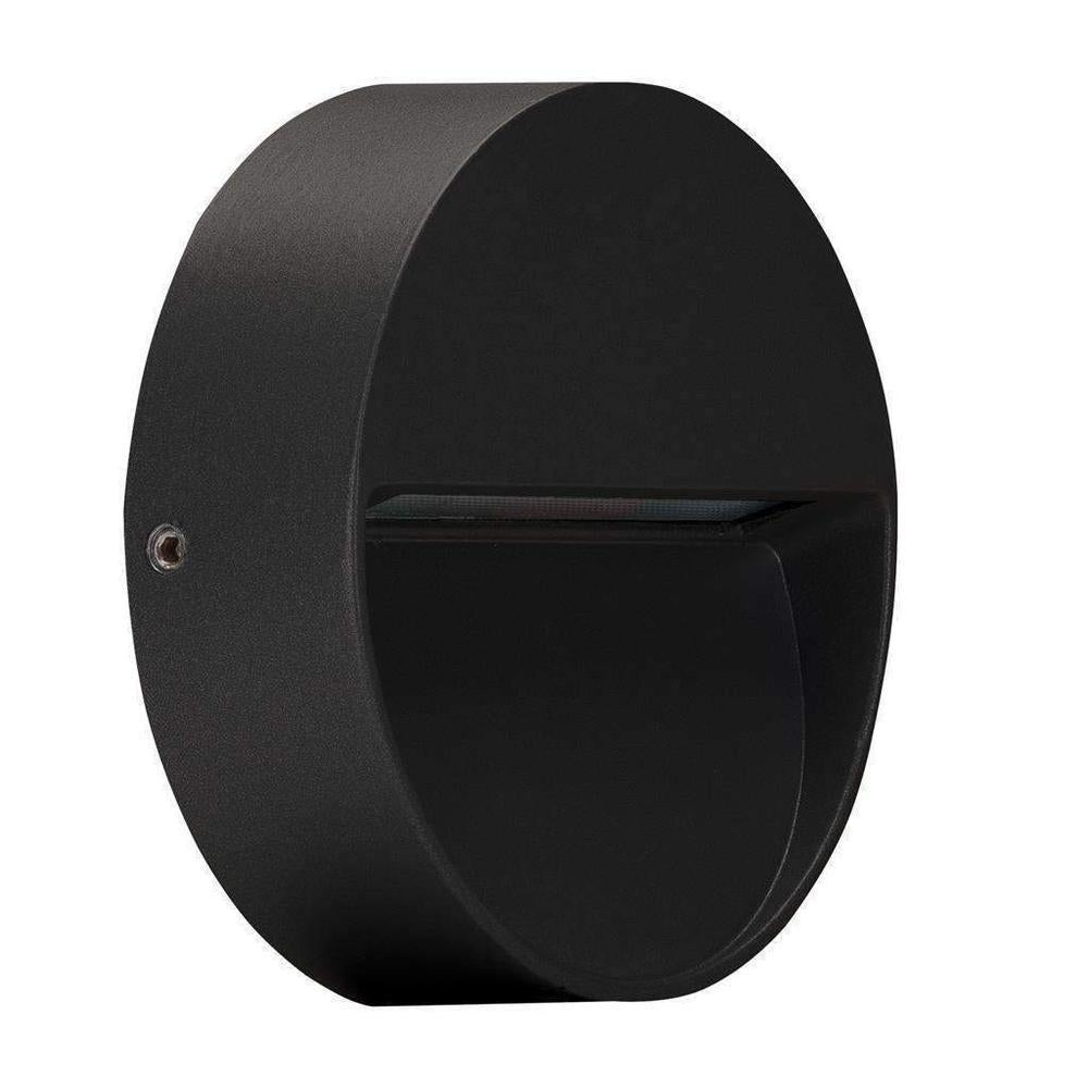 Domus ZEKE-4-RND - 4W 12V DC LED Exterior Round Surface Mount Step Light IP65 - DRIVER REQUIRED-Domus Lighting-Ozlighting.com.au