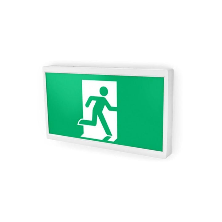 Ektor BOXIT-SLIM - Boxit Slimline Emergency Wall Mounted Exit Light IP20-Ektor Lighting-Ozlighting.com.au