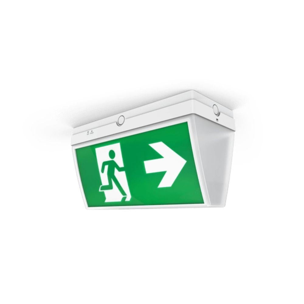 Ektor BOXIT - Wall/Ceiling Emergency Exit Sign IP20-Ektor Lighting-Ozlighting.com.au